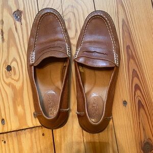 Sperry Brown Leather Penny Loafers